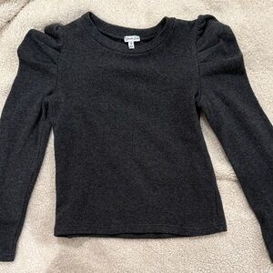 Piccolo Ludo Girls Charcoal Grey Sweater